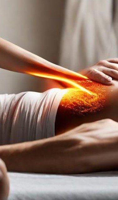 applying heat to abdomen for abortion